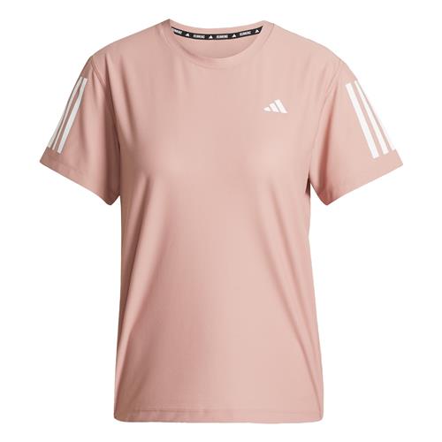 ADIDAS PERFORMANCE Funktionsbluse 'Own The Run'  pastelrød / hvid