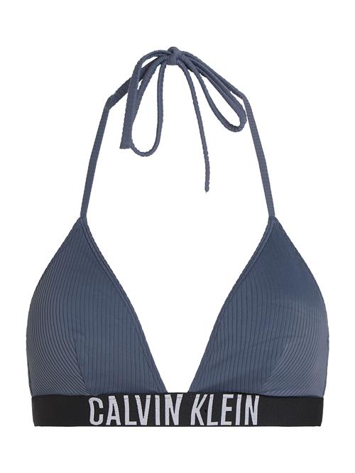 Calvin Klein Swimwear Bikinioverdel 'Intense Power'  dueblå / sort / hvid