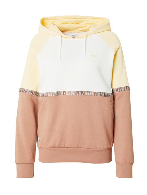 Iriedaily Sweatshirt 'Kachina'  lyseblå / gul / koral / hvid