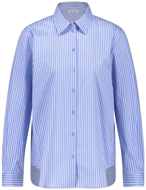 GERRY WEBER Bluse  blå / hvid