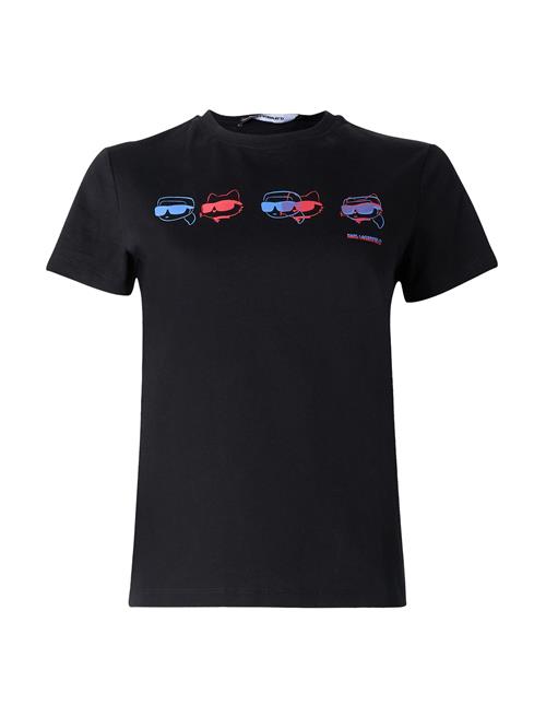 Karl Lagerfeld Shirts 'Ikon'  dueblå / lavendel / lys pink / sort