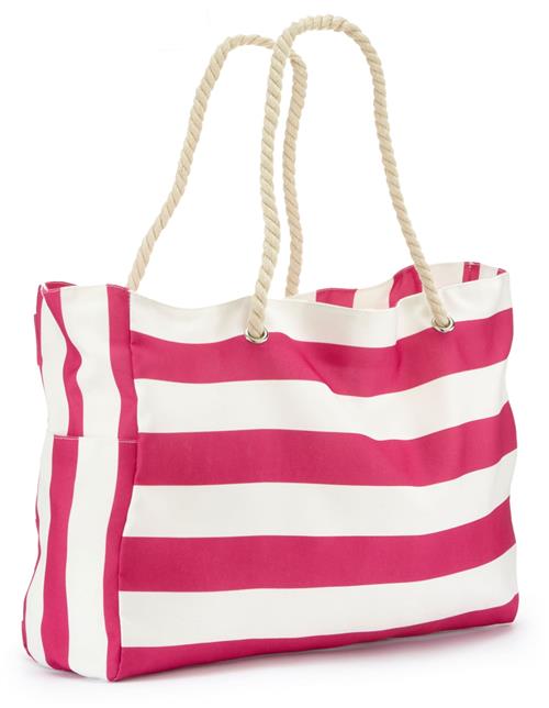 VIVANCE Shopper  mørk pink / hvid