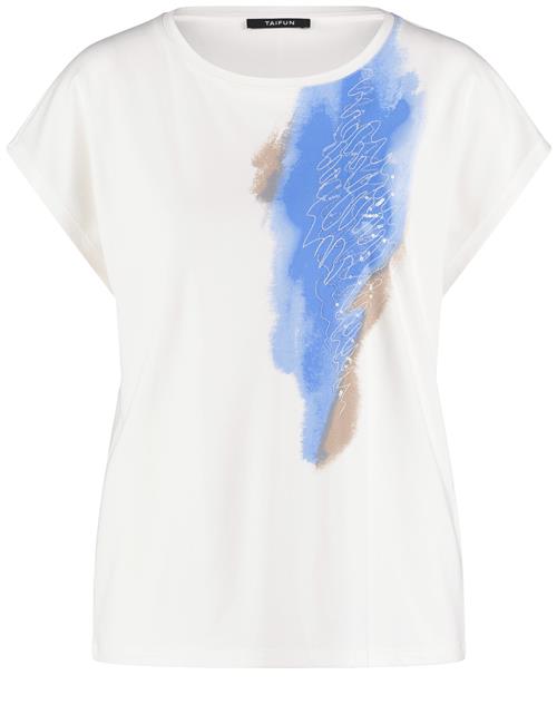 TAIFUN Shirts  azur / lysebrun / grå / offwhite