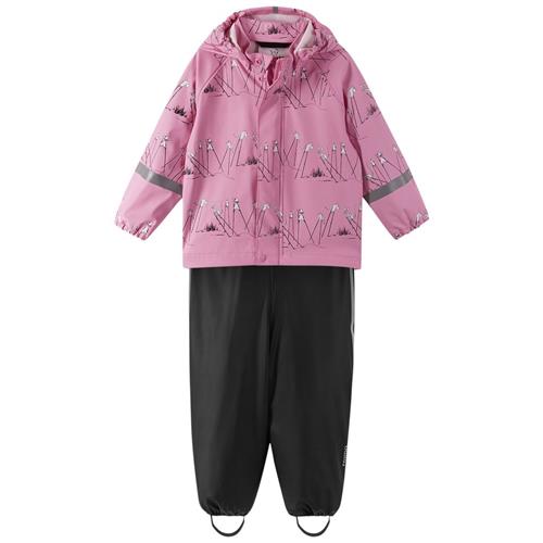 Reima Moomin Plask Regnsæt Rose Pink 92 cm  Lyserød  92 cm  Unisex