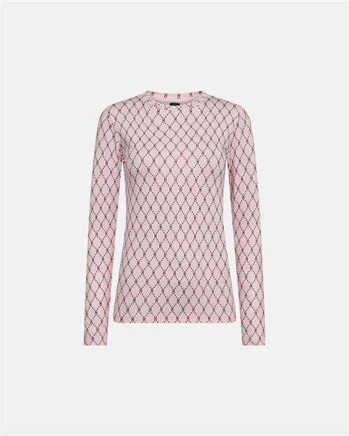 Bluse "Logo" | Polyester | Rosa