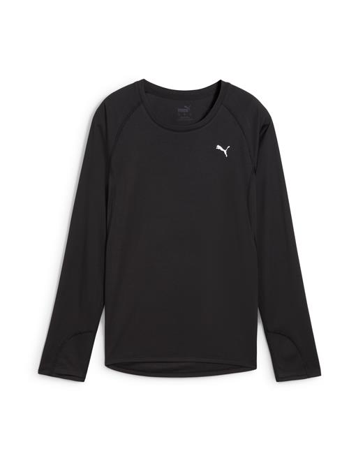 PUMA Funktionsbluse 'Velocity'  sort / hvid