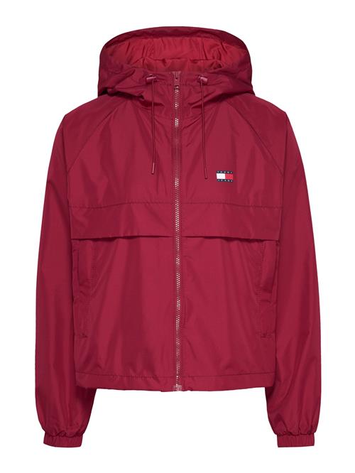 Tommy Jeans Overgangsjakke 'ESSENTIAL'  bordeaux