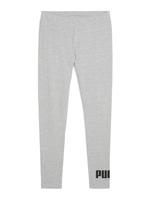 PUMA Leggings 'Ess No. 1'  lysegrå / sort