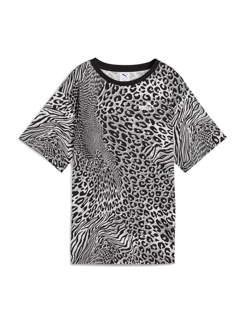 PUMA Funktionsbluse 'ESS'  grå / sort / offwhite