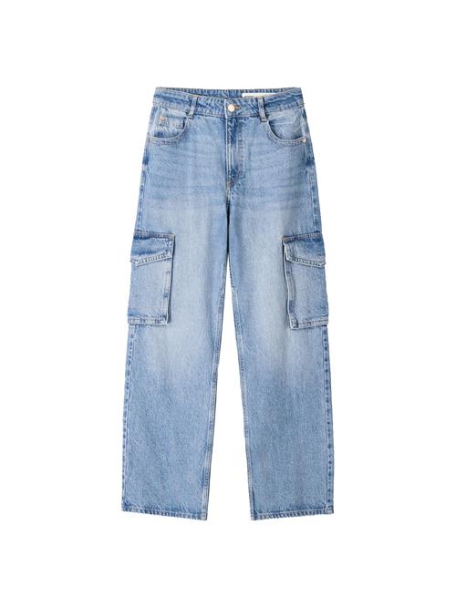 Bershka Cargojeans  blue denim