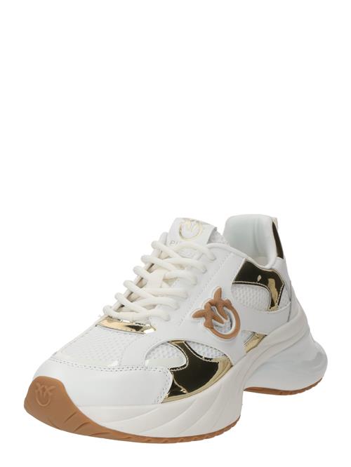 Se PINKO Sneaker low 'ARIEL 15'  brun / guld / hvid ved About You