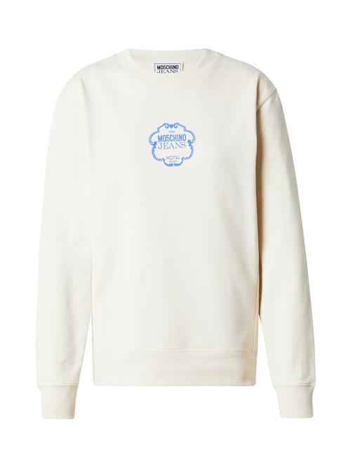 Moschino Jeans Sweatshirt  elfenben / royalblå