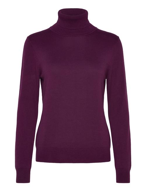 Knit Basic Turtleneck Tom Tailor Purple