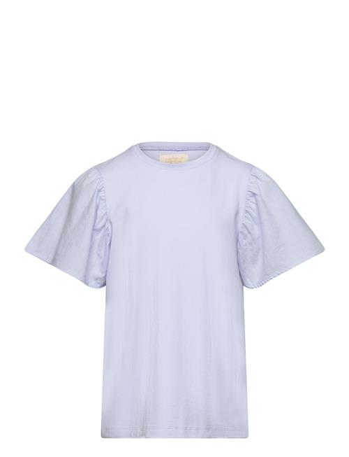 T-Shirt Ss Woven Creamie Blue