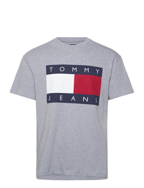 Tjm Rlx Melange Big Flag Tee Tommy Jeans Grey