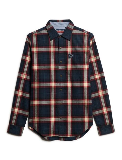 L/S Cotton Lumberjack Shirt Superdry Navy