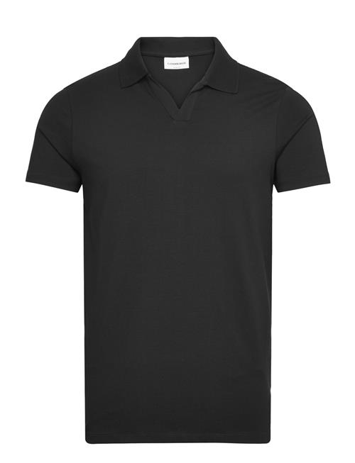 Stretch Polo Shirt S/S Lindbergh Black