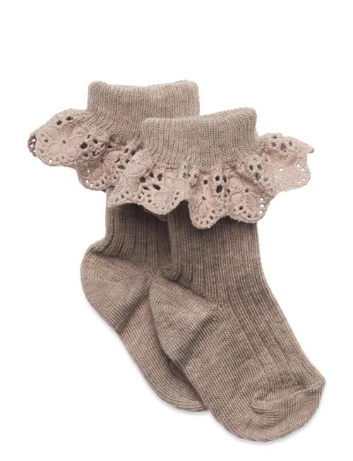 Lisa Socks - Lace Mp Denmark Brown