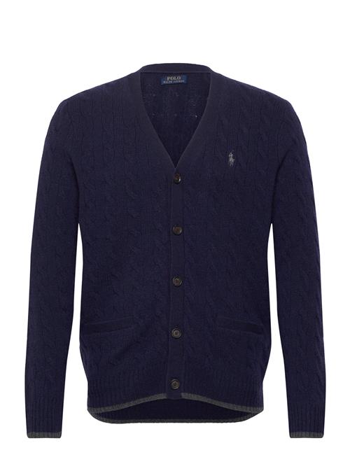 Cable-Knit Wool-Cashmere Cardigan Polo Ralph Lauren Navy