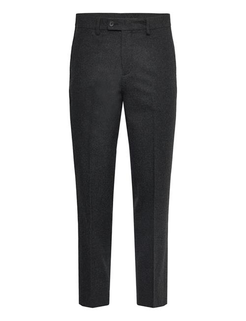 Flannel Wool Blend Formal Pant Lindbergh Black