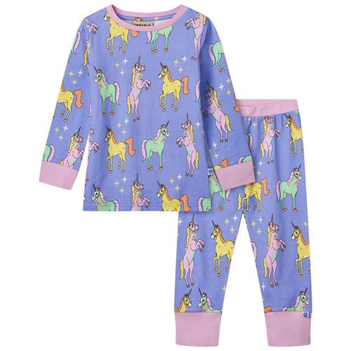 Småfolk Unicorns Pyjamas Purple Delight | Lilla | 4-5 years