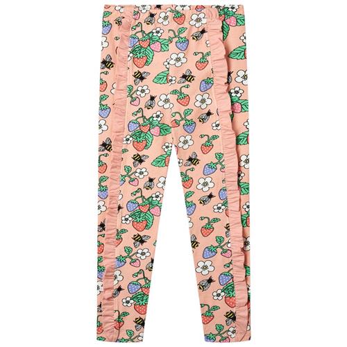 Småfolk Leggings With Strawberries Blossom Strawberries Leggings Blossom | Lyserød | 7-8 years