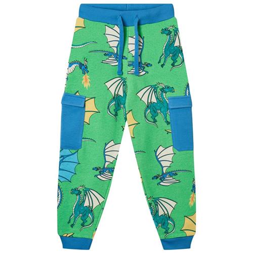 Småfolk Flying Dragons Joggingbukser Clover 4-5 Y  Grøn  4-5 år  mand