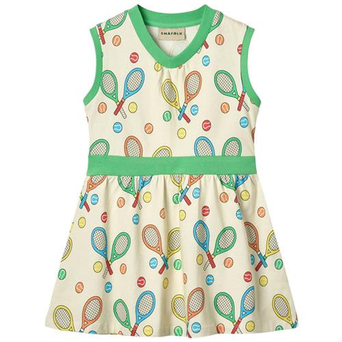 Småfolk Dress With Rackets Marshmallow Rackets Kjole Marshmallow |  | 5-6 years