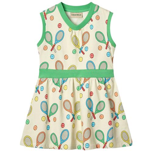 Småfolk Rackets Kjole Marshmallow 5-6 Y  Creme  5-6 år  kvinde