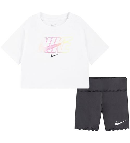 Nike Shortssæt - T-shirt/Shorts - Dark Smoke Grey