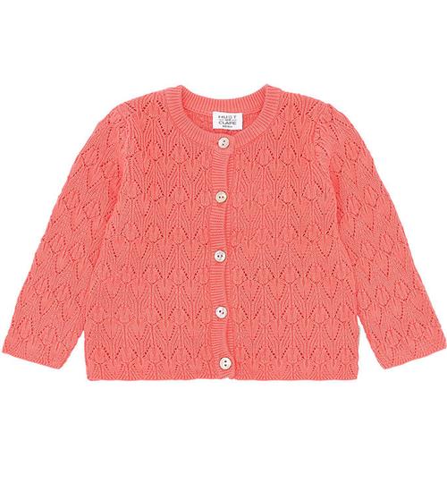 Hust and Claire Cardigan - Strik - Cilja - Wild Coral