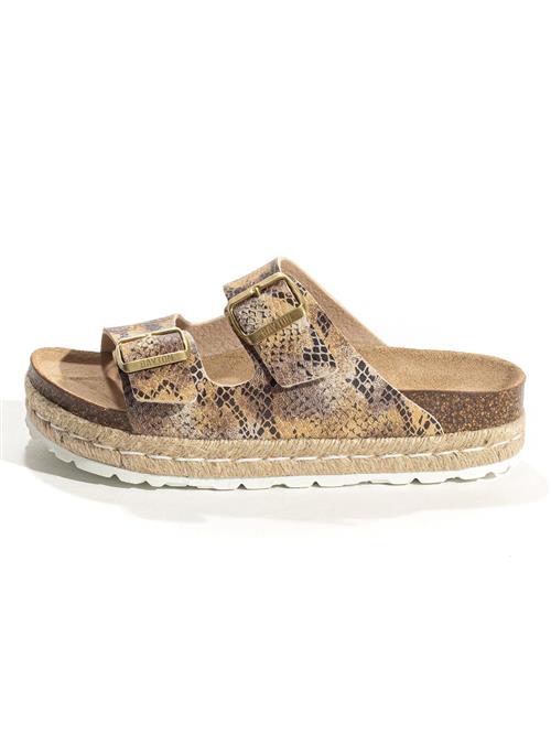 Bayton Pantoletter 'Olympe'  beige / sand / grå / sort