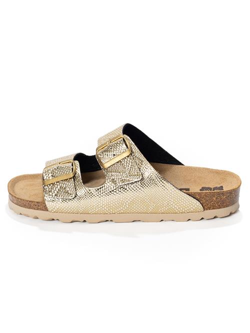 Bayton Pantoletter 'Athena'  beige / creme / guld