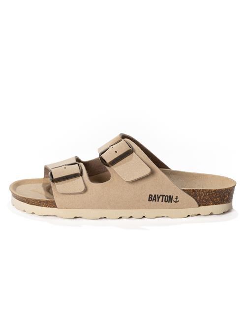 Bayton Pantoletter 'Atlas'  beige / sort