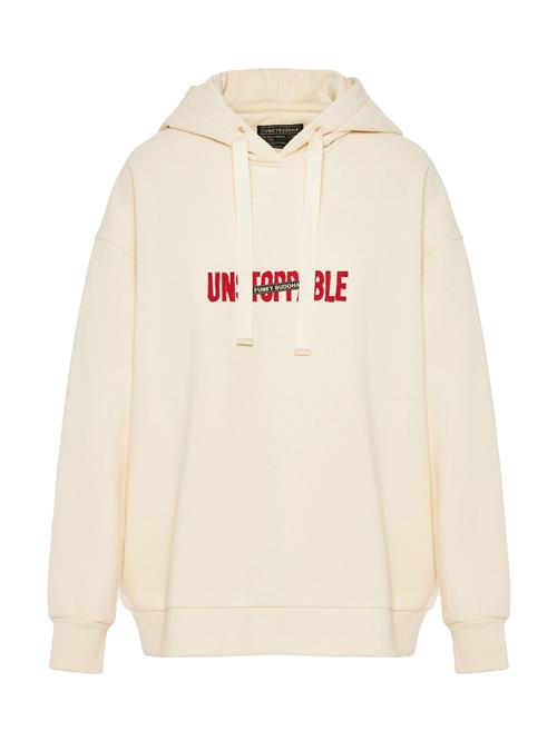 Funky Buddha Sweatshirt  creme / brandrød / sort