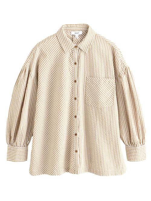 Next Bluse  camel / lysebeige