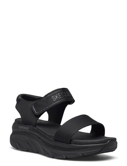 Womens Relaxed Fit D'lux Walker Sandal - New Block Skechers Black