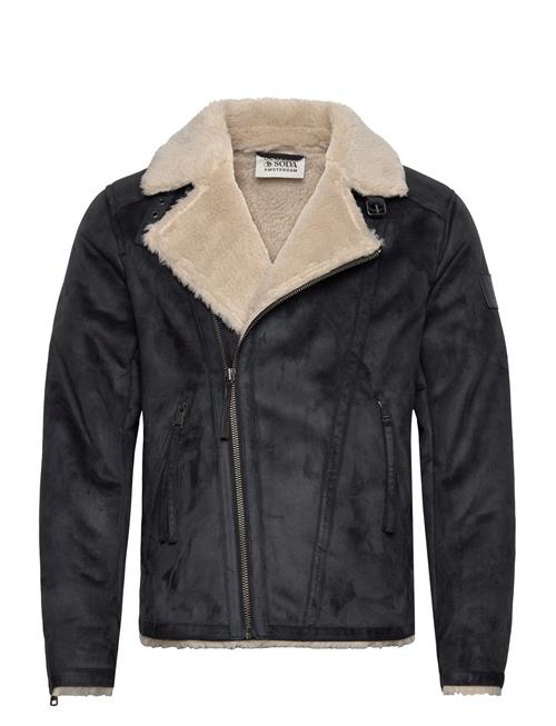 Faux Sheerling Jacket Scotch & Soda Black