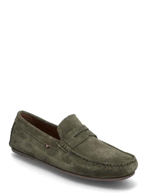 Casual Hilfiger Suede Driver Tommy Hilfiger Khaki