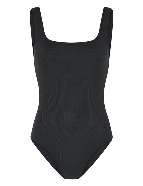 Penny Square Neck Bodysuit Girlfriend Collective Black