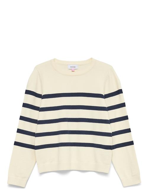 Se Vmsaba Plain Ls O-Nk Pullov Ga Girl Noos Vero Moda Girl Cream ved Booztlet