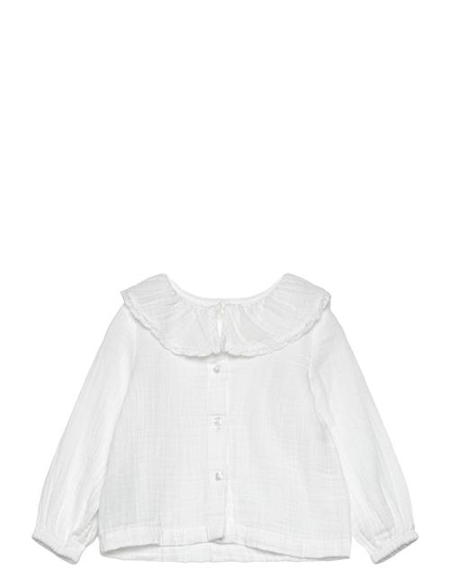 Cheesecloth Cotton Blouse Mango White