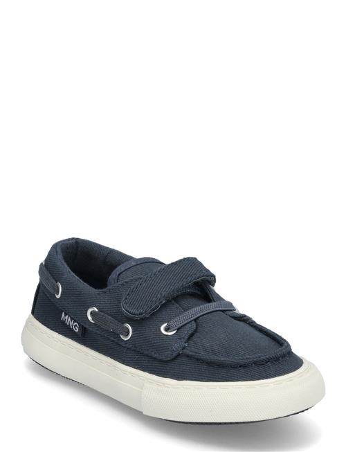 Velcro Nautical Sports Shoes Mango Navy