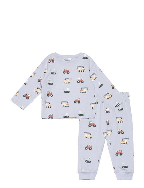 Printed Pyjamas Mango Blue