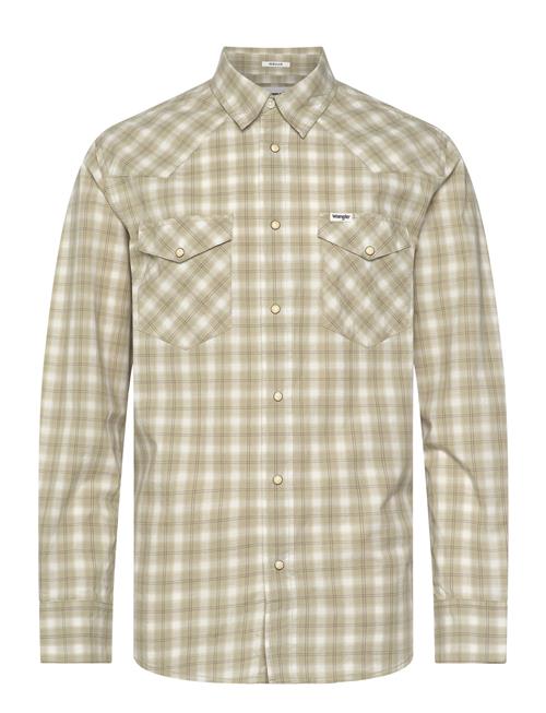 Western Shirt Wrangler Green