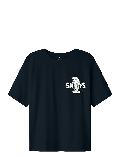 Nlnfordy Smurfs Ss L Top Bfu LMTD Black