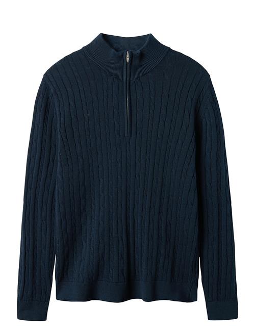 Nlmhabel Ls Half Zip S Knit LMTD Navy