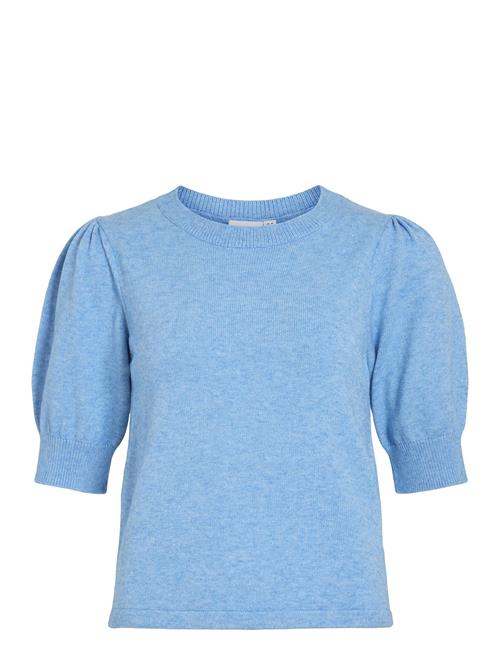 Viril 2/4 Sleeve O-Neck Knit Top - Noos Vila Blue