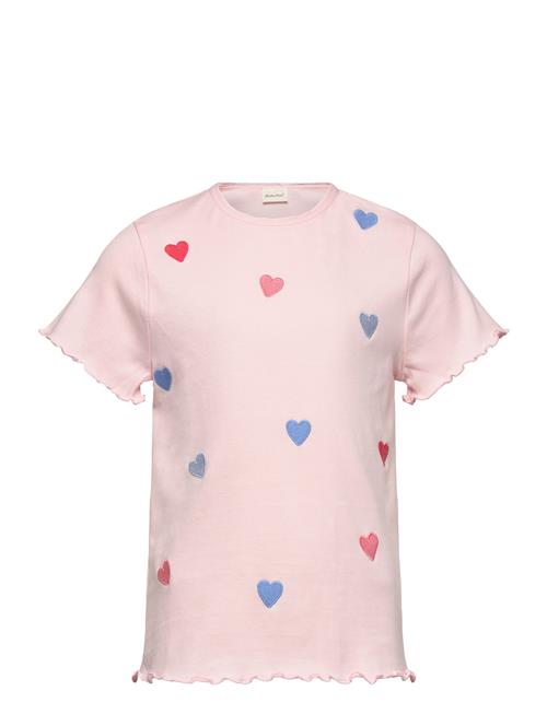 T-Shirt Ss Rib Minymo Pink