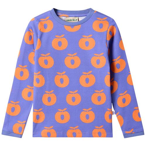 Se Småfolk Apples Langærmet T-shirt Purple Delight 2-3 Y  Lilla  2-3 år  kvinde ved Babyshop